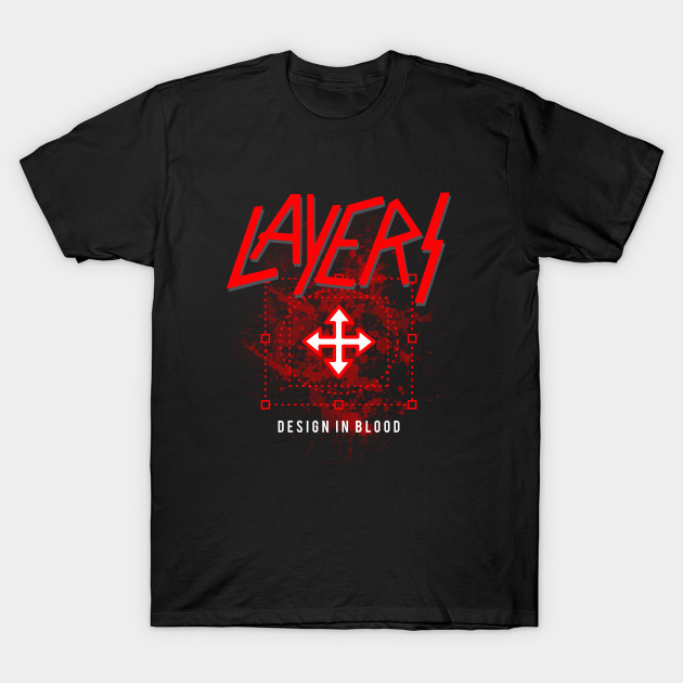 Layers - Design In Blood T-Shirt-TJ